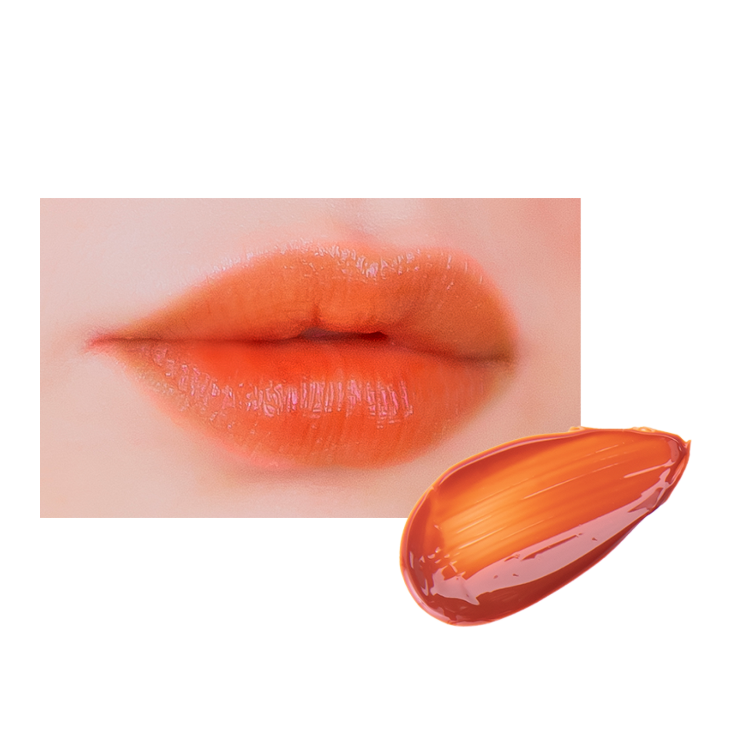COLOR FOR ME LIP TINT N 02 #tulip orange カラーフォーミーリップティントN02 チューリップオレンジ